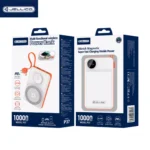 Power Bank (Batterie Externe) Magsafe + iWatch 10000mAh 22.5W triple port JELLICO P37 blanc (Copie) (Copie) 2